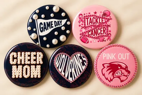 Woodstock - Embellished Game Day Badges