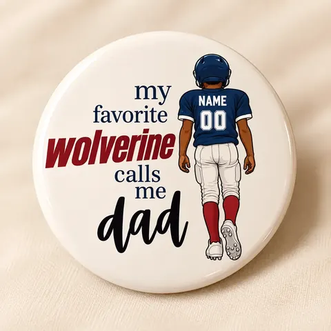 "My Favorite Football Player" Badge