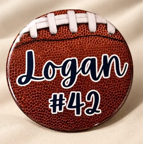 Personalized Football Badge
