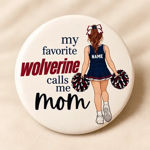 "My Favorite Cheerleader" Badge